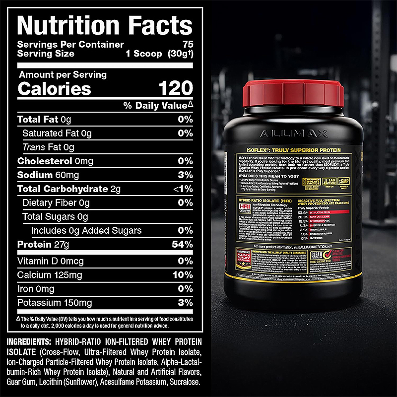 Allmax ISOFLEX Allmax ISOFLEX Facts