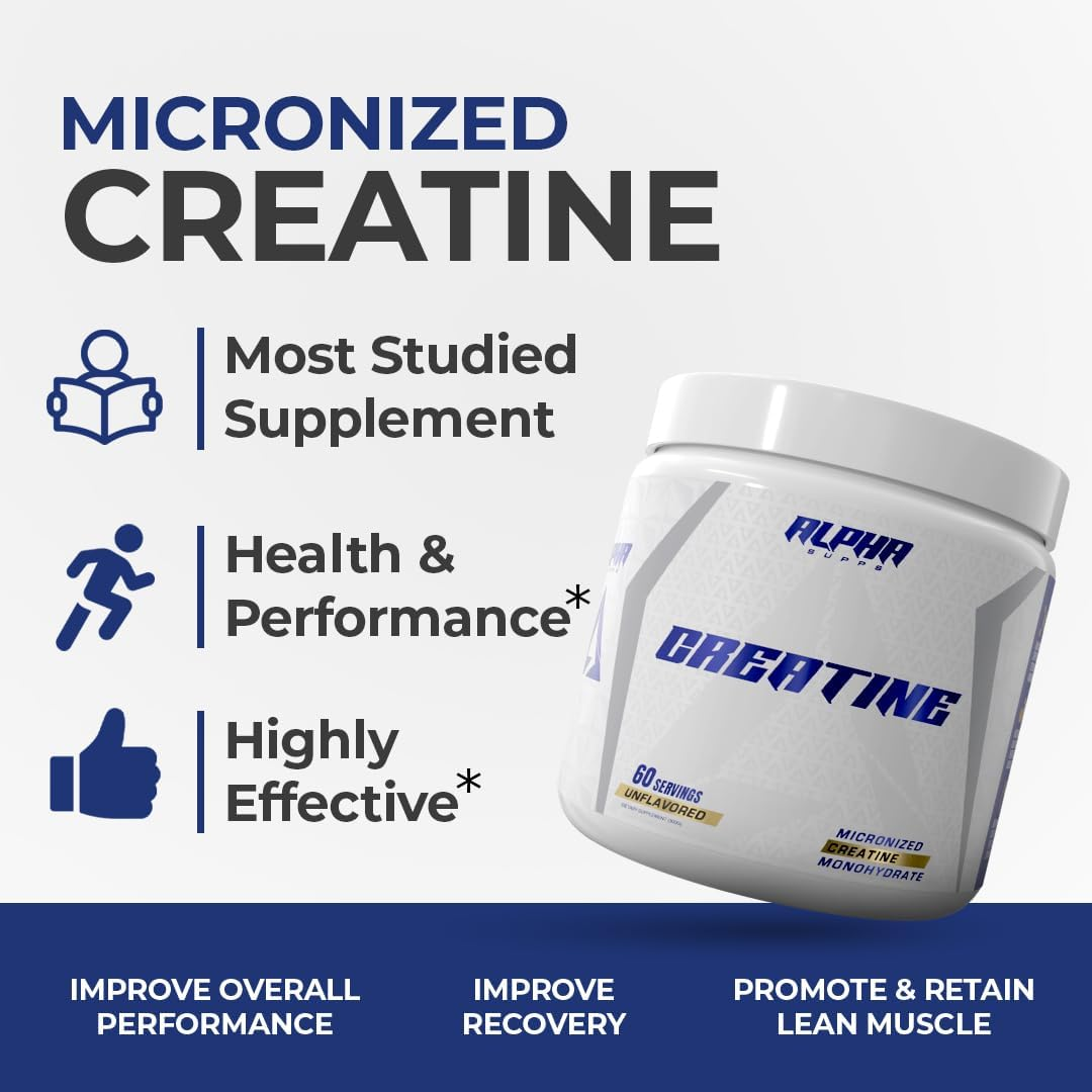 Creatina Monohidratada Alpha Supps Creatina Monohidratada Alpha Supps