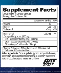 Alternative view of GAT Sport Omega-3