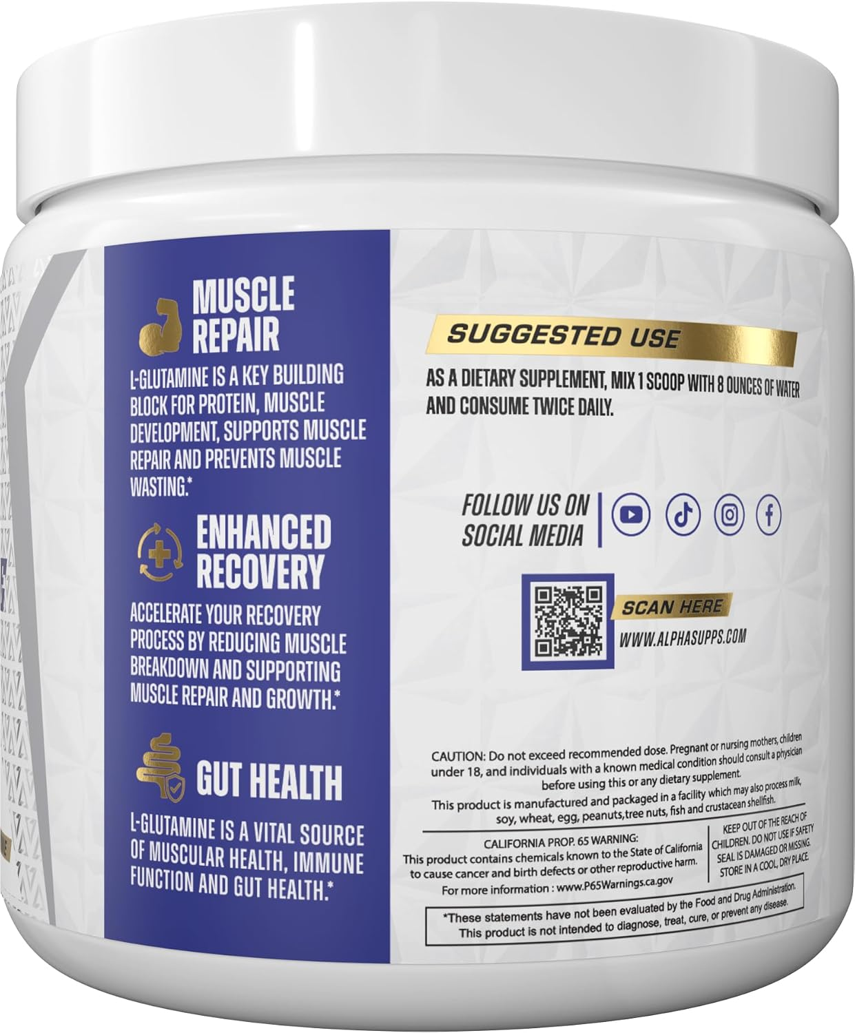 Glutamina Alpha Supps Glutamina Alpha Supps