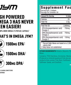 Alternative view of Omega JYM Fish Oil