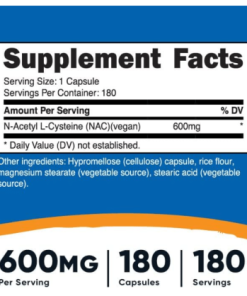 Alternative view of NAC Nutricost