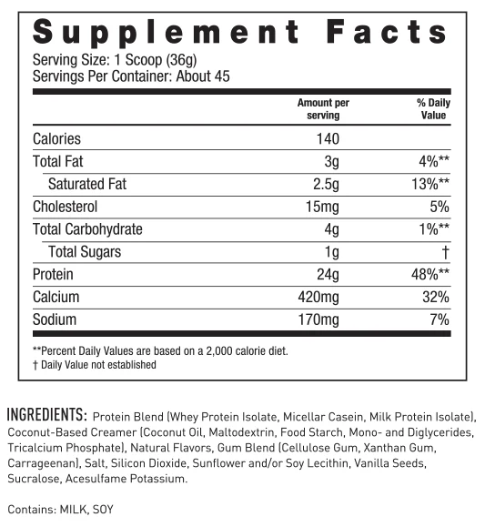 Pro JYM Protein Powder Pro JYM Facts