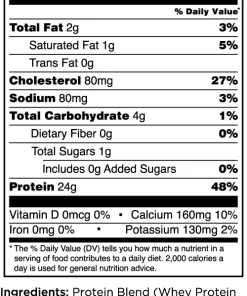 Alternative view of R1 Whey Protein