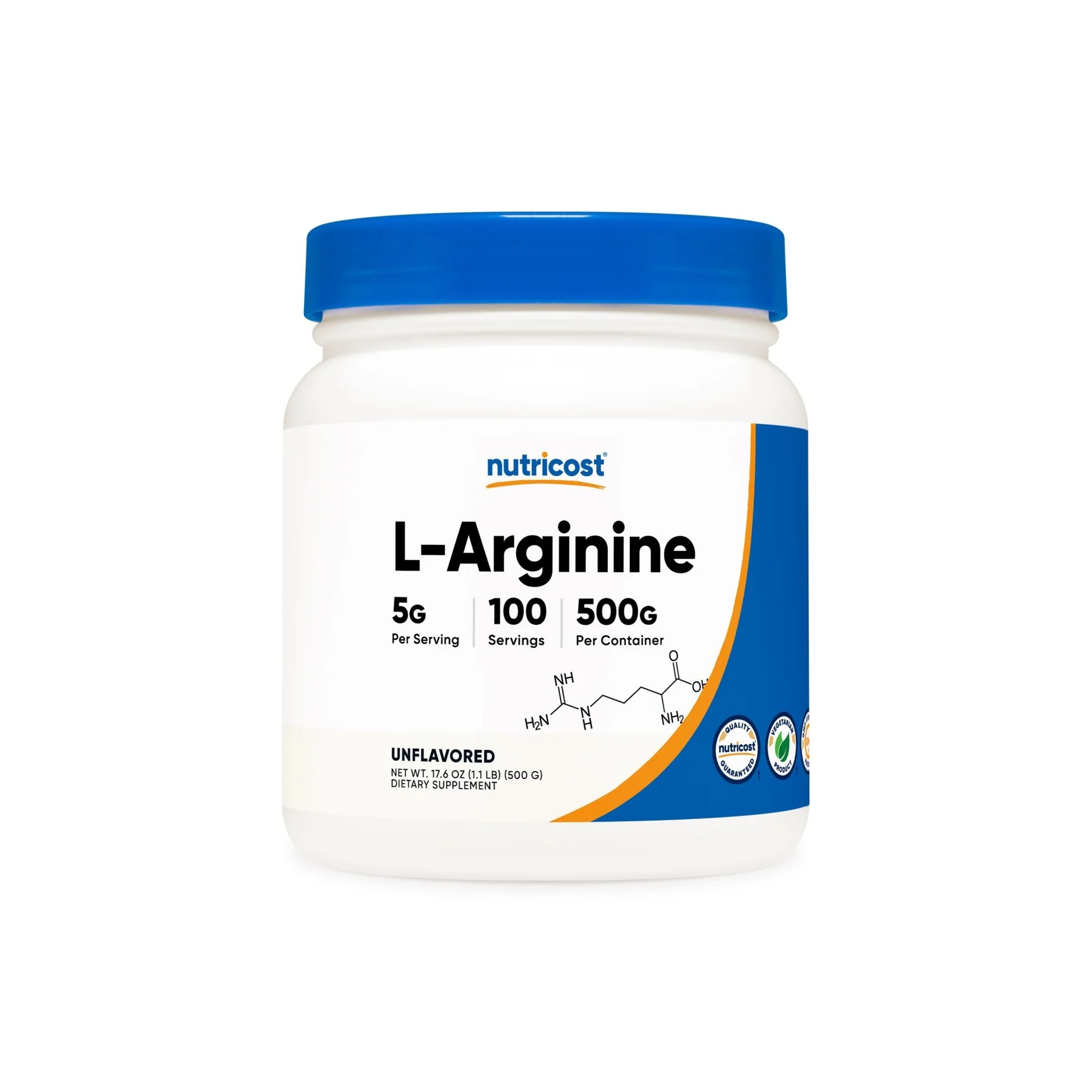 L-Arginina en Polvo Nutricost