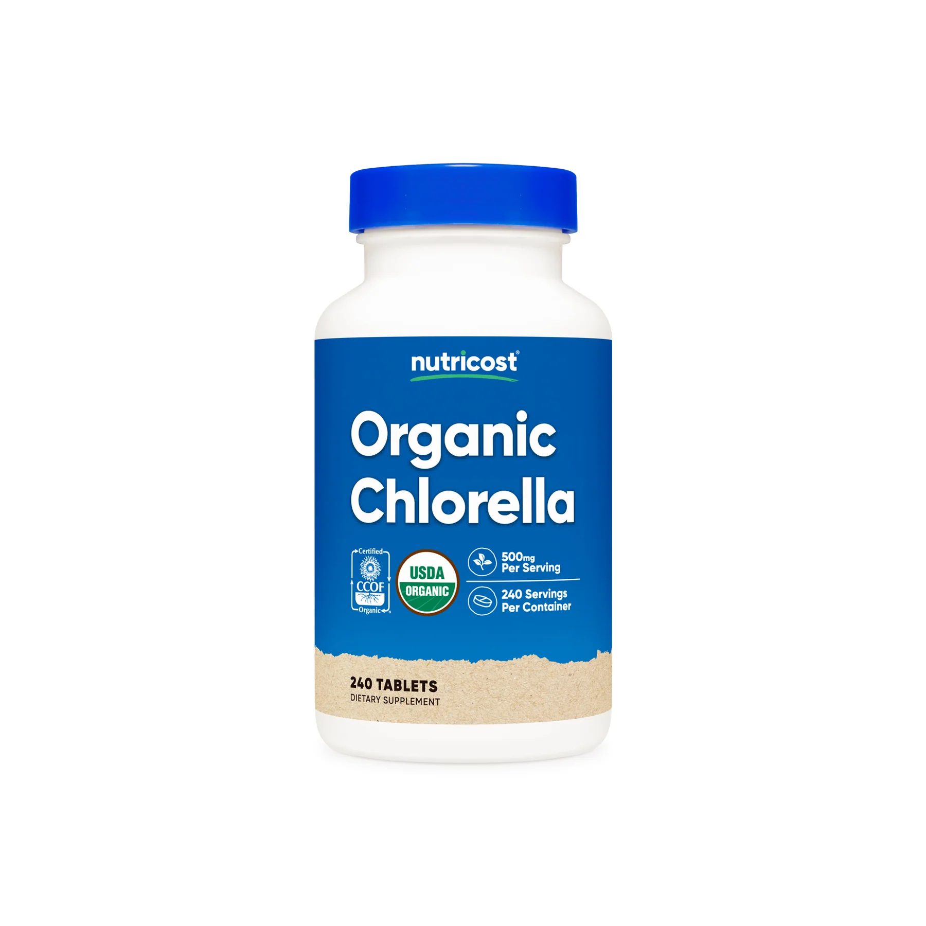 Chlorella Orgánica Nutricost