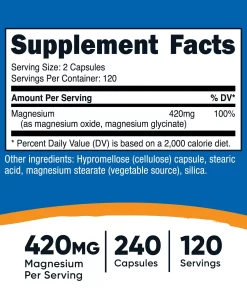Nutricost Magnesio Extra Strength