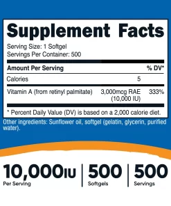 Nutricost Vitamina A