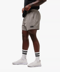 Bucked Up Mesh Short 5 Gray
