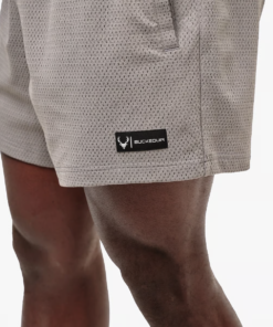 Bucked Up Mesh Short 5 Gray