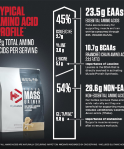 DYMATIZE SUPER MASS GAINER 12 LB GOURMET VAINILLA 7