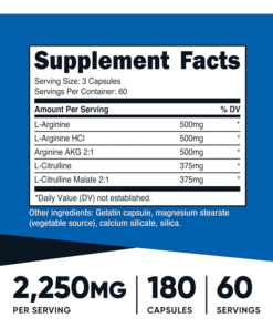 Nutricost Nitric Oxide Booster Nutricost Nitric Oxide Booster