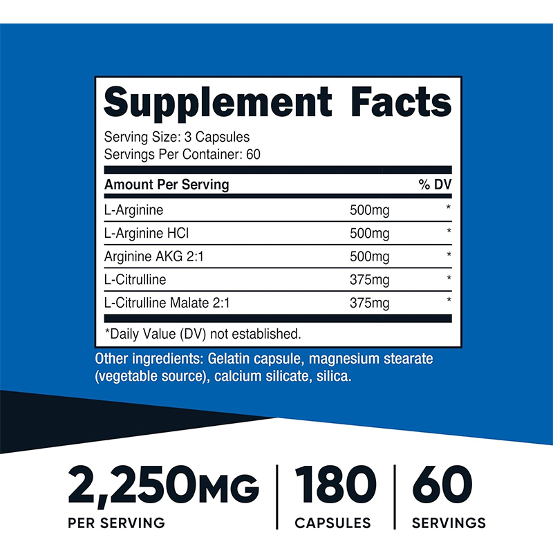 Nutricost Nitric Oxide Booster Nutricost Nitric Oxide Booster