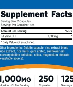 L-Lysine Facts